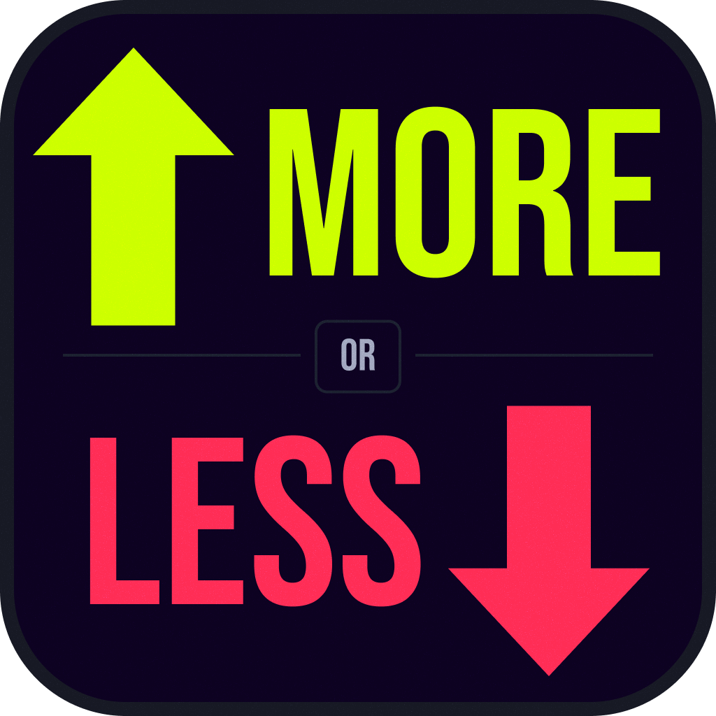 More or Less app icon